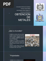 Obtencion de Metales