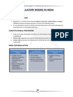 Regulatory Bodies of India