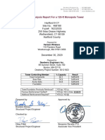 Structural Analysis Report For A 120-ft Monopole Tower, Prepared For Verizon Wireless (Dewberry Engineers Inc., 2020)