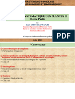 II. Systematique Des Plantes 2