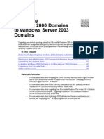 Upgrading Windows 2000 Domains To Windows Server 2003 Domain