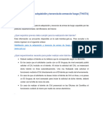 Habilitación para La Adquisición y Tenencia de Armas de Fuego (THATA)