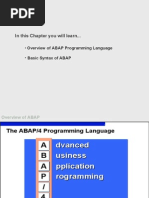 01 ABAP Overview