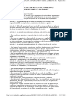 Ley Organica de Prevencion Condiciones y Medio Ambiente de Trabajo 1998