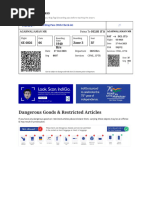 Dangerous Goods & Restricted Articles: Your Boarding Pass