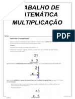 Trabalho de Multiplicação