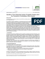 Benefits of Time Dependent Ignition Probability Models Within The Framework of Quantitative Risk Analysis