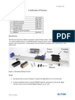 Coefficients of Friction