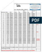 2024 Ramadan Calendar