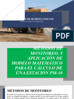 Mitigación de Ruidos Y Polvos: Docente: Dr. Marcos Luis Quispe Pérez