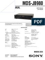 Sony MDS-JB980