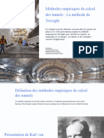 Presentation Tunnel Methode Ampiriques