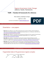 Slide Deck Thesis Maas - AI Governance Under Change - TLDR Handout and Models