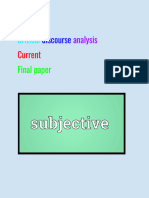 Eng 524 Subjective Current Question