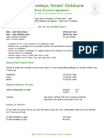 Fee Structure From April 2024