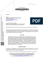 Cristian Sebastian Cardozo Vidal: para Contestar Cite: Radicado MT No.: 20231341083461