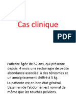 Cas Clinique Cancer Moyen Rectum