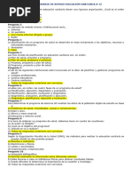 Educacion Sanitaria - Cuestionarios Repasos 2 Parcial - Color