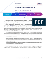 Diversidade Étnico-Racial Ii: Conceitos Importantes para A Prova