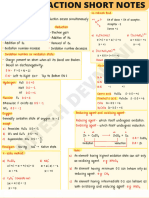 Redox Reaction Short Notes - Nitesh Devnani