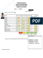 Informe de Calificaciones