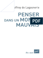 Penser Dans Un Monde Mauvais - Geoffroy de Lagasnerie