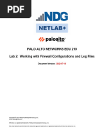 Lab 2 Working With Firewall Configurations and Log Files