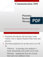 Presentation PLanning Messages 2022