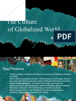 1 The Cultures of Globalized World Pertierra