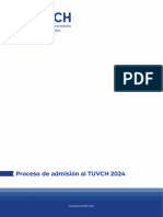 Proceso de Admisión Al TUVCH 2024