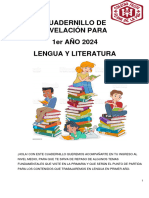 LENGUA Y LITERATURA-Nivelación 2024