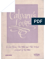 Score Choral Calvary S Love Tom Fettke