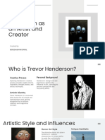 Trevor Henderson As An Artist and Creator