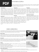 Formas de Produção de Energia Elétrica