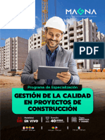 Gestion de La Calidad en Proyectos de Construcción