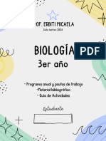 Cuadernillo Biologia 3er An o