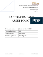 RH - HR - D19 - Company Asset Policy