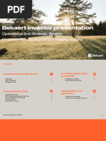 Bekaert 2023 May Investor Presentation