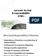 Corporate Social Responsibility (CSR) : DR Anil Kumar SRCC