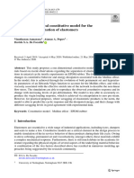 A Phenomenological Constitutive Model For The Viscoelastic Deformation of Elastomers