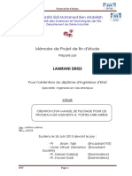 Création D'un Manuel de Pilotage Pour Les Programmes A320-80VU & Portes A380 Airbus - Lamrani Driss