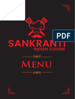 Sankranti Menu Card