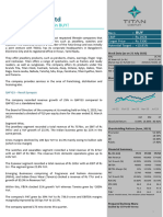 Equity Research Report On Titan Company LTD