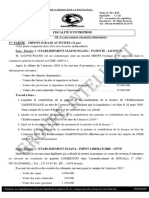 Fiscalite Fiche de TD N°1