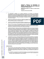 Resolución Resuelve No Ingreso Proyecto Nuevo