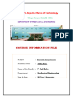 RES Course File