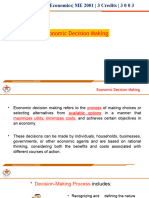 Decision Making PPT Economics