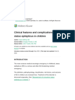 Status Epilepticus in Children