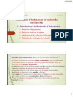 LSI2 Techniques Indexation Recherche Multimédia 1