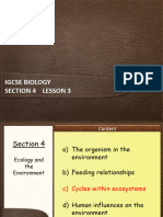 iGCSE Biology Section 4 Lesson 3